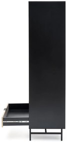 Dulap Murano S-1 stejar artizan/negru