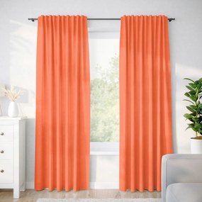 Goldea draperie decorativă loneta - coral 280x140 cm