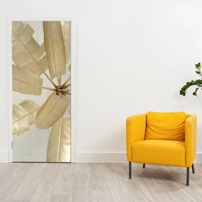 Fototapet pentru ușă - Frunze de palmier (95x205cm)