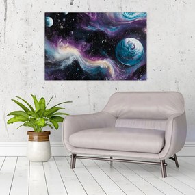 Tablou - Univers pictat (90x60 cm)