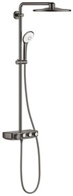 Coloana dus cu baterie si termostat Grohe Euphoria SmartControl 310 Duo, antracit (hard graphite)