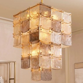 Candelabru design LUX, Sticla, Alama Antic, Laurent