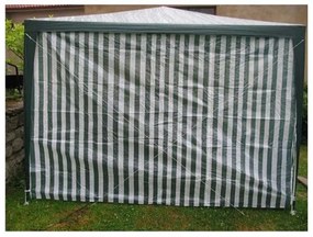 Perete pavilion de grădină fără fereastră, cu dungi, 2,95 x 1,9 m