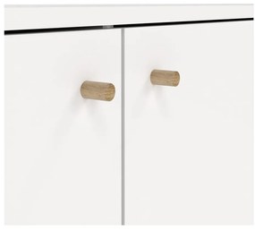 Comodă albă joasă 149x82 cm Bodo – Tvilum
