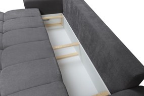 Canapea extensibilă pentru dormit Lutario - szenil gri Vibe 95