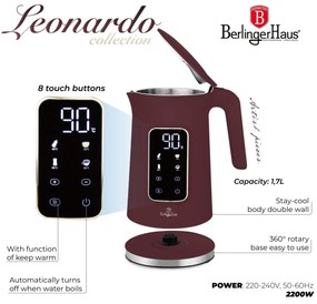 Fierbator de apa 1.7 L digital Leonardo Berlinger Haus BH 9735