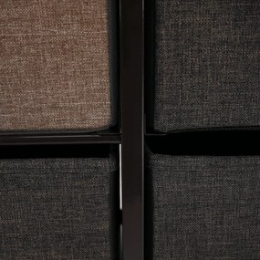 Comodă cu sertare din material textil HAZEL TIP 3,maro, XL