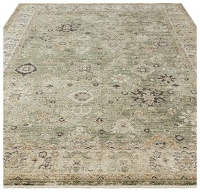 Covor verde-bej țesut manual 200x300 cm Heriz Ornate – Asiatic Carpets
