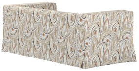 Husă canapea Klippan cu 2 locuri, lungă, cu pliuri contrastante