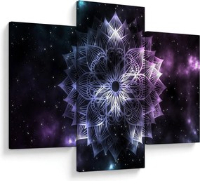 Tablou - Mandala Lotus în spațiu (90x60 cm)
