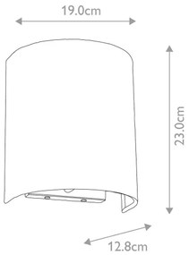 Elstead DL-COOPER-S-IV-AB - Aplica de perete COOPER, 1xE27/60W/230V, aurie