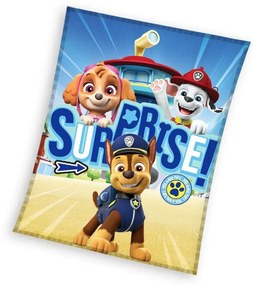 Pătură din fleece PAW PATROL SURPRISE Lățime: 130 cm | Lungime: 170 cm