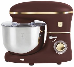 Robot de Bucătărie Berlinger Haus BH 9509 Leonardo – 1300W, 6L, Bol Inox, 6 viteze, Bordeaux, Silențios