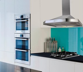 Hota KUGERR D100 - 90cm, Putere Absorbtie 983 mc/h, Inox - Aspirator, Decorativa, Silentioasa, Puternica, Robusta, de Perete