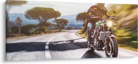 Tablou - Motociclist (120x50 cm)