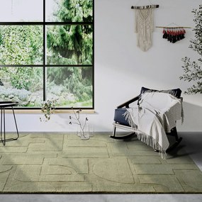 Covor verde țesut manual din lână 190x280 cm Alexis – Villeroy&Boch