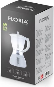 Blender FLORIA ZLN3081 ALB, Putere 300W, capacitate 1.5L, 3 viteze, Functie pulss, vas de plastic