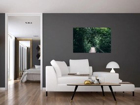 Tablou - Drumul prin pădure (90x60 cm)