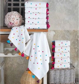 Set 2 Prosoape, Alb, 90x50 cm