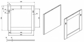 Mobilier complet de baie Elois White 60