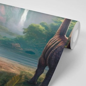 Tapet peisajul dinozaurilor