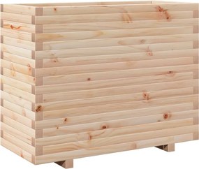 vidaXL Jardinieră de grădină, 90x40x72,5 cm, lemn masiv de pin