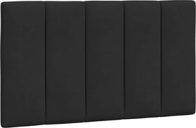 vidaXL Pernă tăblie de pat, Hanko, negru, 80 cm, catifea