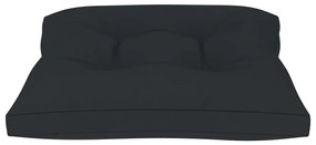 Perne de canapea din paleti, 3 buc., antracit, material textil