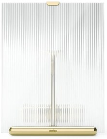 Ramă foto aurie cu picior de susținere din sticlă 16x20 cm Flute – Umbra