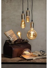 Bec cu filament E27, cu lumină albă caldă cu intensitate reglabilă 3 W Spiral Filament – Star Trading