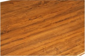 Masa extensibila, L160(290) 90 H80 cm, alb antic nuc antichizat, lemn masiv