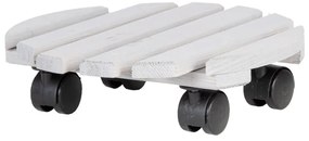 Bază mobilă pentru ghiveci din lemn ø 29 cm (înălțime 8 cm) Indoor &amp; Outdoor – Esschert Design