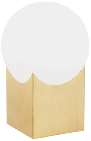 Lampa de masa minimalista AUSTIN auriu/alb