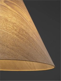 Lustra/Pendul lemn natural, ELYSIAN, D 45cm