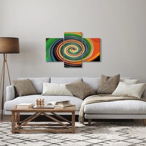 Tablou abstract - spirala colorata (90x60 cm)