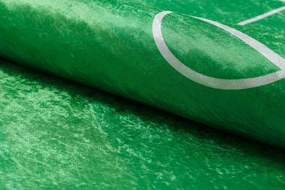 BAMBINO 9731 covor lavabil Teren, fotbal pentru copii anti-alunecare - verde