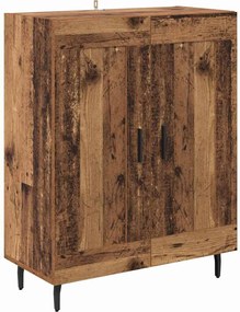 vidaXL Bufet Lemn Vechi 69,5 x 34 x 90 cm Lemn Ingineresc și Fier