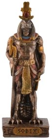 Mini statueta mitologica zeul egiptean Sobek 9 cm