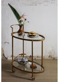 Măsuță de servire cu roți 35x67 cm Push – WOOOD