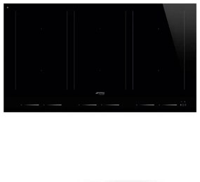 Plita incorporabila cu inductie Smeg SIM3964D, 90 cm latime
