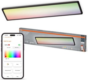 Osram - LED RGBW dimmabil, plafonieră de baie SMART+ PLANON LED/40W/230V Wi-Fi IP54 negru