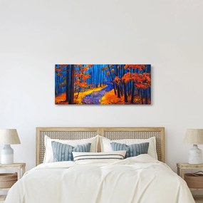 Tablou - Pădurea toamna (120x50 cm)