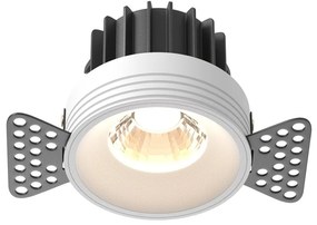 Spot LED incastrabil design tehnic Round D-11,5cm alb