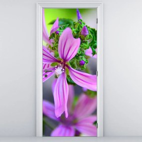 Fototapet pentru ușă - Floare în prim plan (95x205cm)