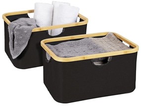 Coșuri de depozitare de depozitare 2 buc. din material textil Ecori – Wenko