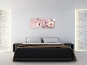 Tablou - Colaj de artă cu fluturi (120x50 cm)