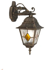 Lămpă de perete exterioară inteligentă vintage bronz cu Wi-Fi A60 - Antigua