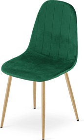 Scaun de sufragerie PADVA VELVET, verde