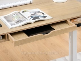 Masă PC Osto 120 (sonoma + alb). 1109831