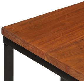 Masa laterala, 35x45x65 cm, lemn masiv de acacia